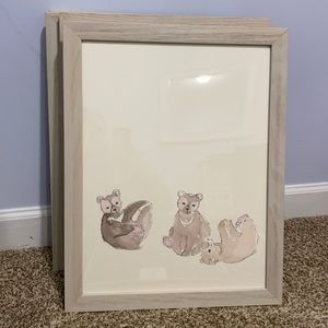 Restoration Hardware Animal Watercolor Print